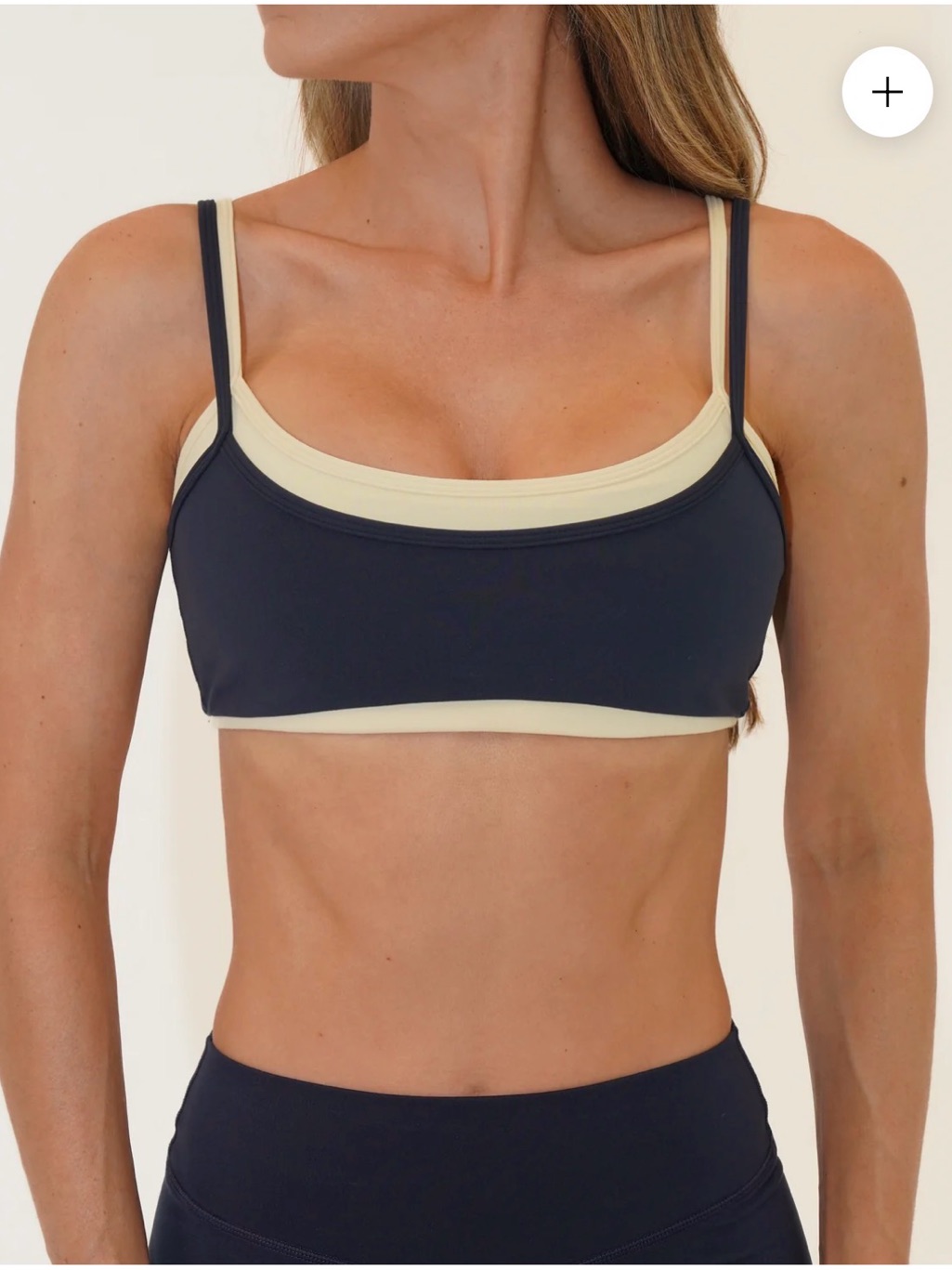 Liaison The Label Set Double Layer Scoop Bra + Layered Sculpt Short